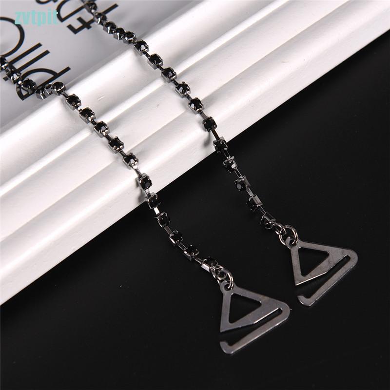 2 dây áo ngực đính đá kim cương giả bằng kim loại 1 / 2row có thể điều chỉnh