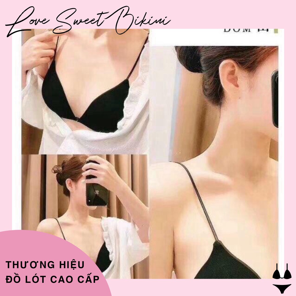 ÁO BRA 2 DÂY MẢNH CÀI TRƯỚC KHOE LƯNG, BRALETTER HỞ LƯNG 2099 | BigBuy360 - bigbuy360.vn