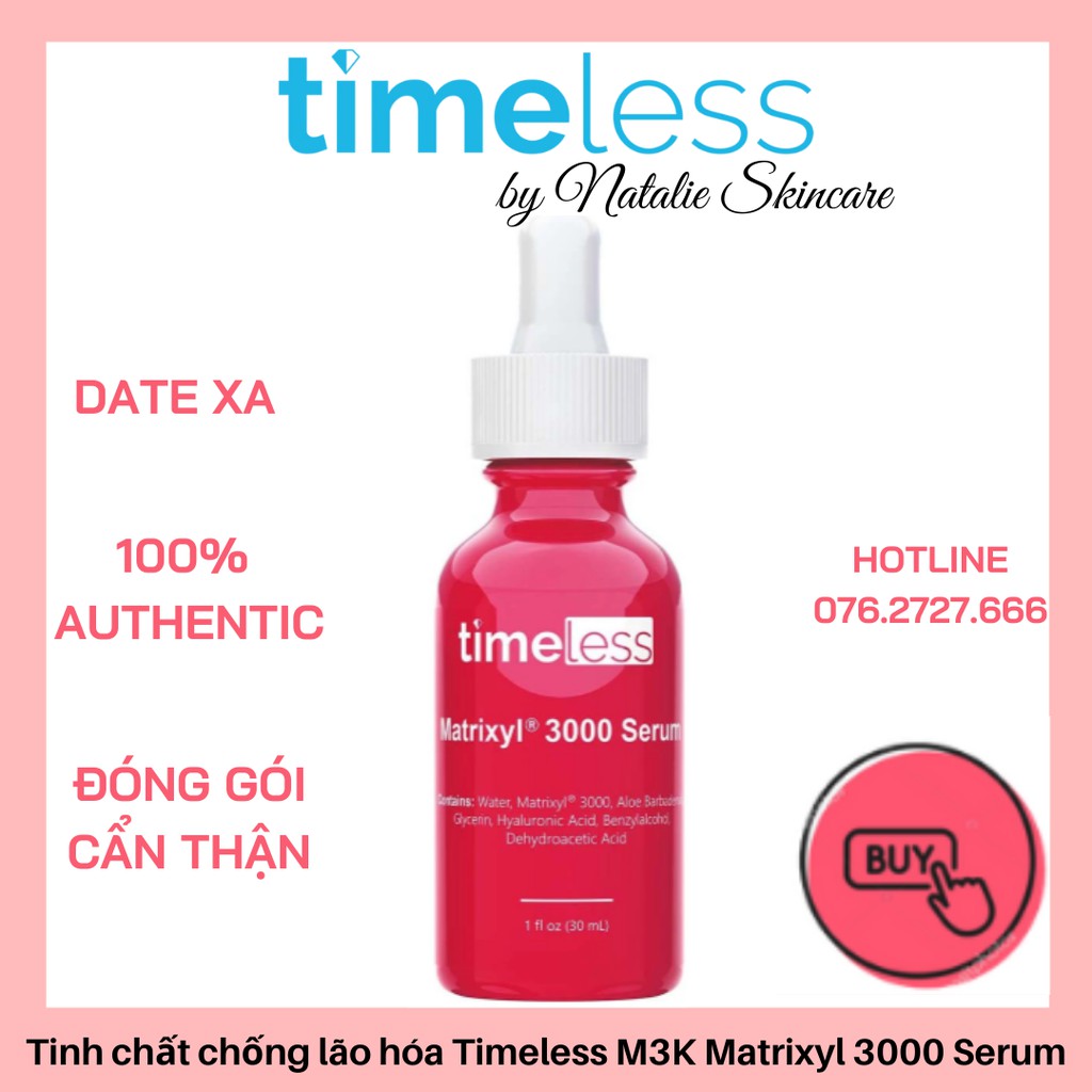 Tinh chất cấp nước chống lão hóa TIMELESS M3K Matrixyl 3000 Serum (30ml)