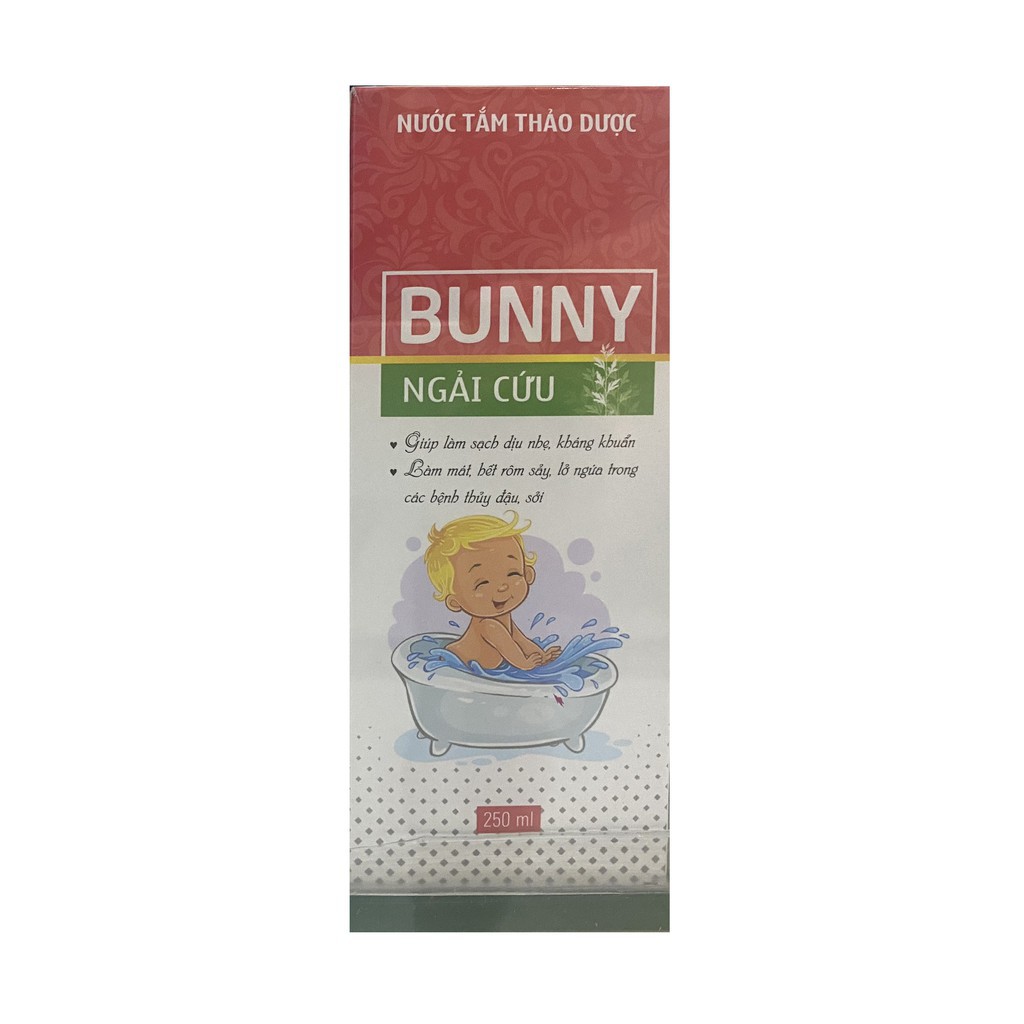 Nước tắm thảo dược cho trẻ em Bunny 250ml