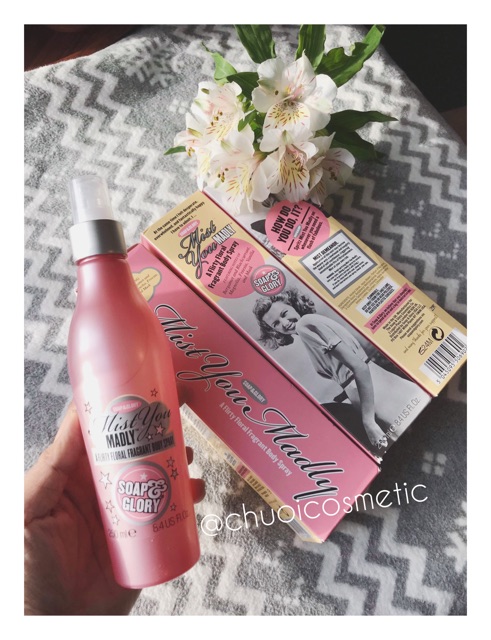 Xịt thơm cơ thể Soap and Glory Mist you Madly 100ml/250ml | BigBuy360 - bigbuy360.vn