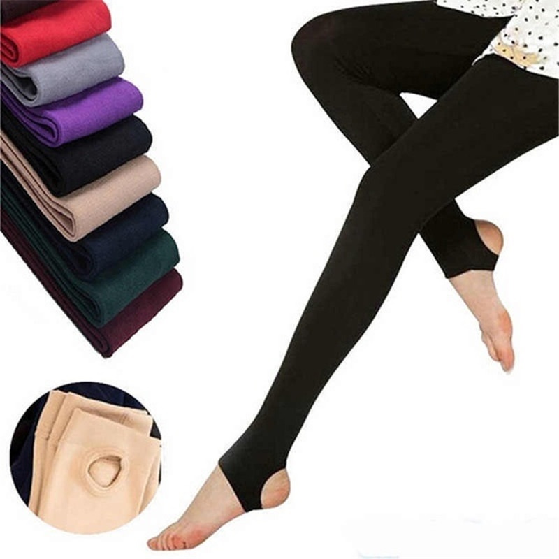 Leggings Autumn Women's Trousers Brushed Trousers Were Thin High Elasticity and Warm Integrated Pants | BigBuy360 - bigbuy360.vn