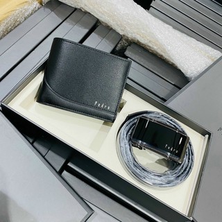 Set ví + thắt lưng fullbox kèm túi giấy hãng