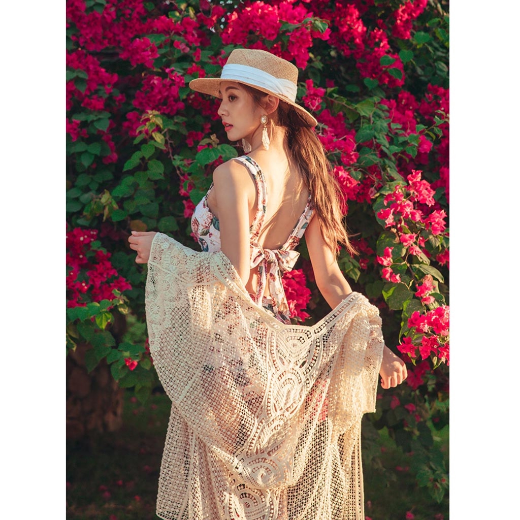 Bộ bikini in hoa kiểu dáng Hàn Quốc | BigBuy360 - bigbuy360.vn