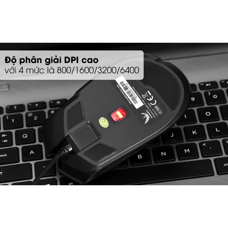 Chuột Gaming Zadez G152M Đen ( Like New )
