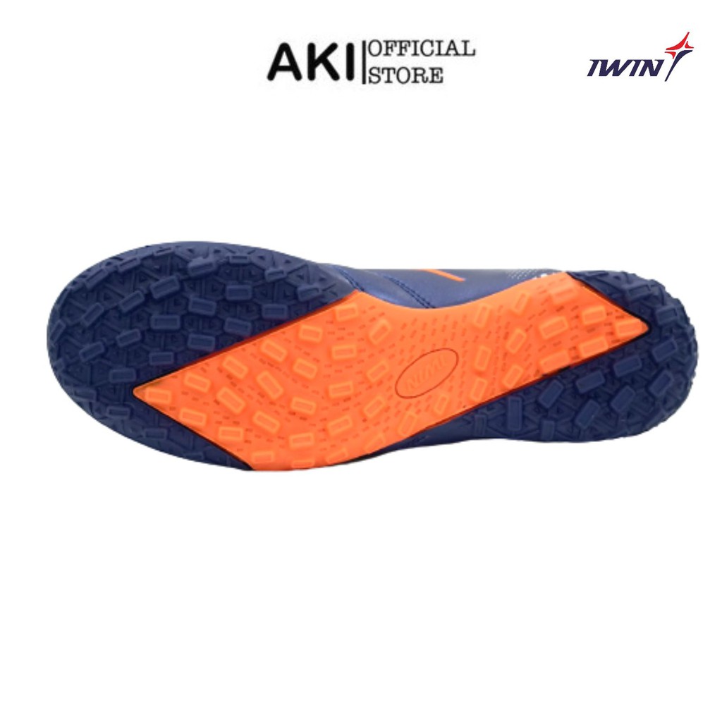 Giày Đá Bóng Nam Cỏ Nhân Tạo Iwin Impro Microfiber Tím Than Thể Thao Chính Hãng