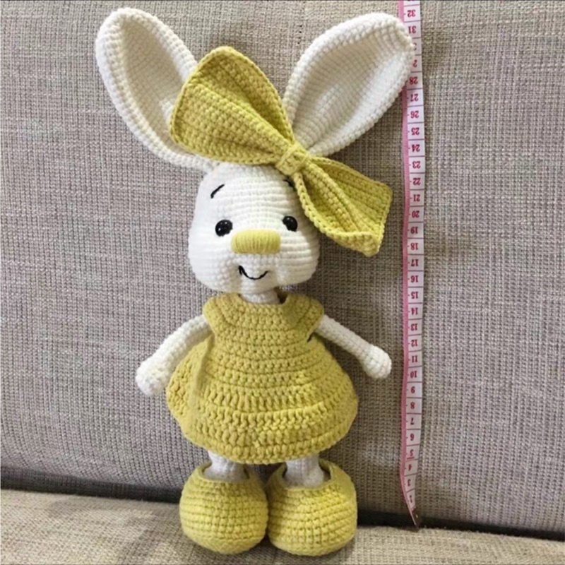 DIY Gói Nguyên Liệu Móc Len Thỏ Rabbit Dễ Thương- Quà Tặng Handmade Tự Làm Ý Nghĩa [Có hướng dẫn]