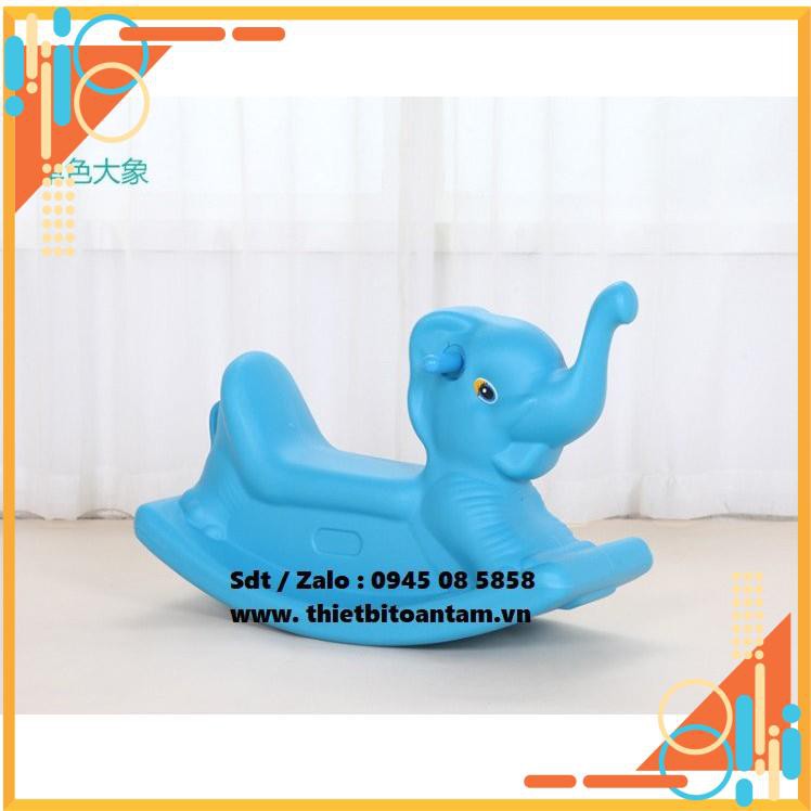 ( rẻ nhất ) Bập bênh cho bé con voi sử dụng chất liệu nhựa cao cấp
