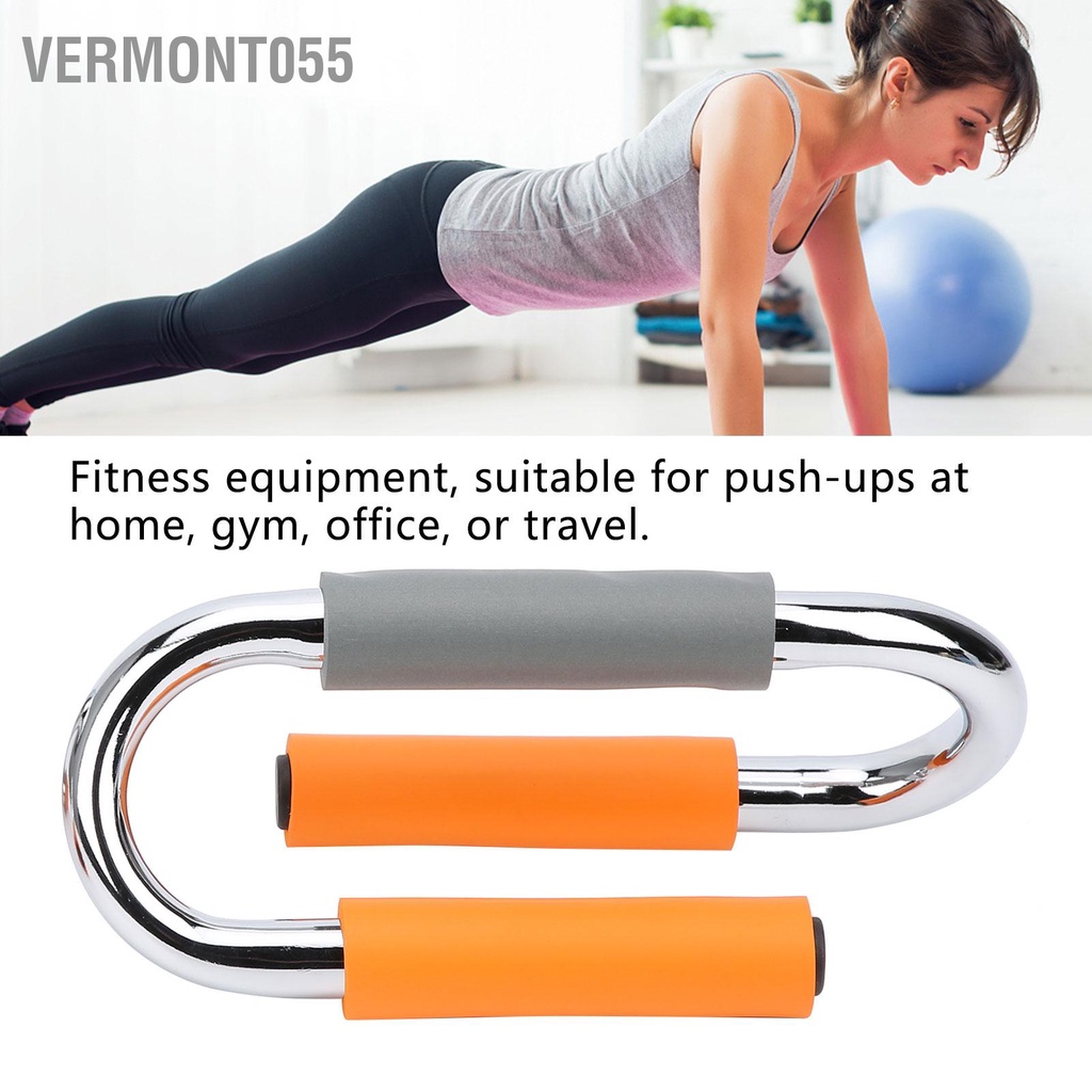 Có thể bán buôn S Shape Push Up Bar Bracket Man Arm Power Chest Muscle Training Thiết bị tập thể dục tại nhà Vermont055 Hàng giao ngay