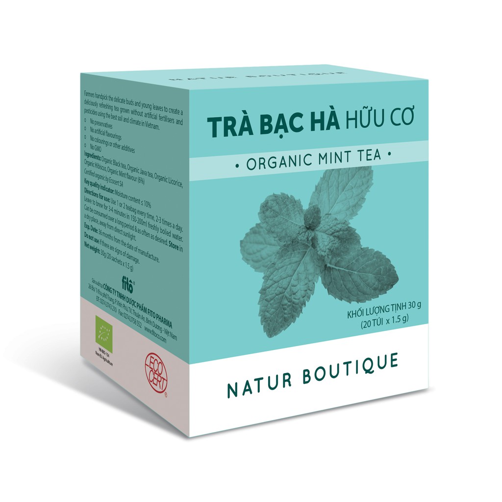 Trà bạc hà hữu cơ Fito