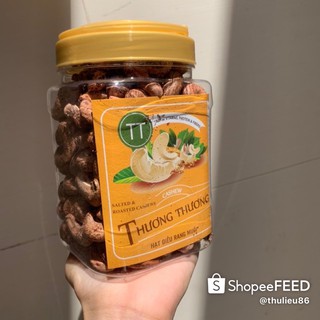 Hạt điều vỏ lụa A cồ rang muối Thương Thương