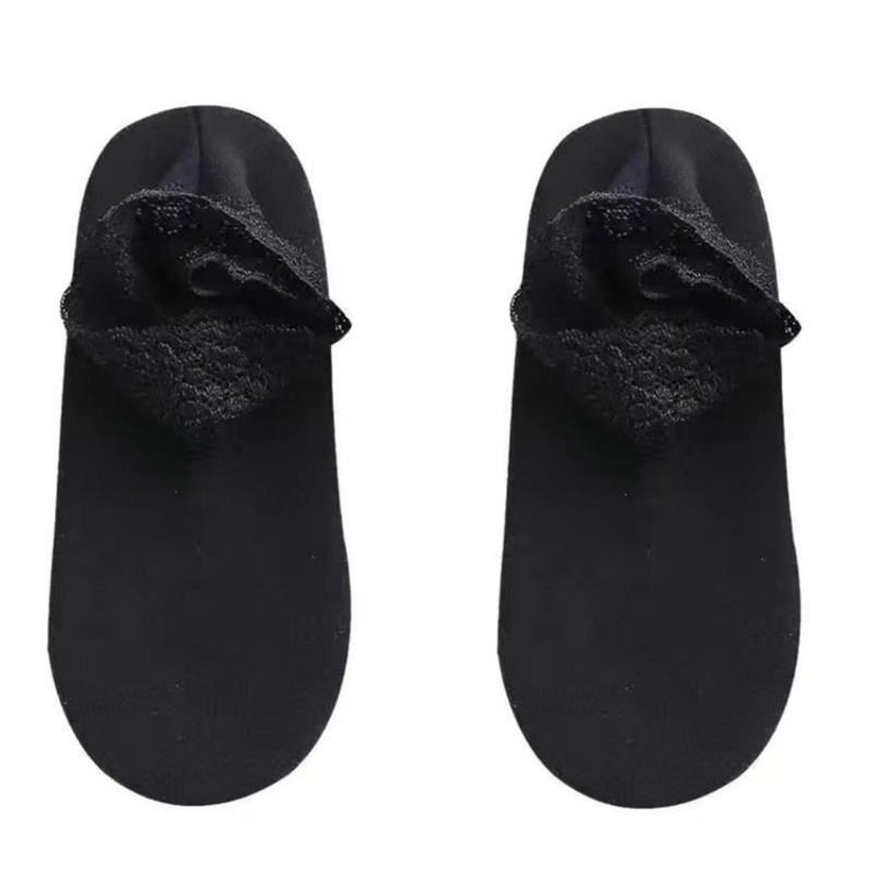 Xiangbao Vớ Nhung Giữ Ấm Mùa Đông Ghép Vải Ren Hoa Ngọt Ngào Không Trượt Cho Nữ