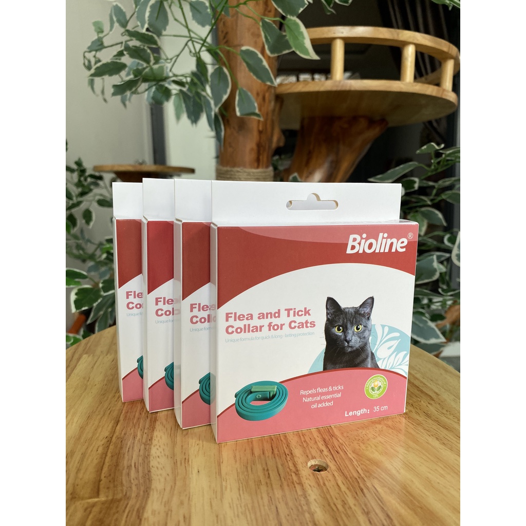 Vòng Cổ Trừ Ve Rận Cho Mèo Bioline 35cm