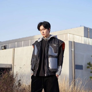 Áo khoác phao gile hoodie AK1201