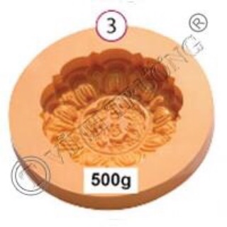 Khuôn trung thu gõ 500g nhựa cao cấp Vĩnh trường