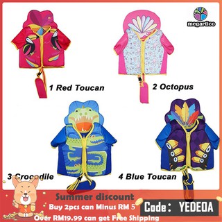 1-4y / o Áo phao an toàn cho trẻ em Áo phao sinh tồn cho trẻ em học bơi lội Đồ bơi trẻ em