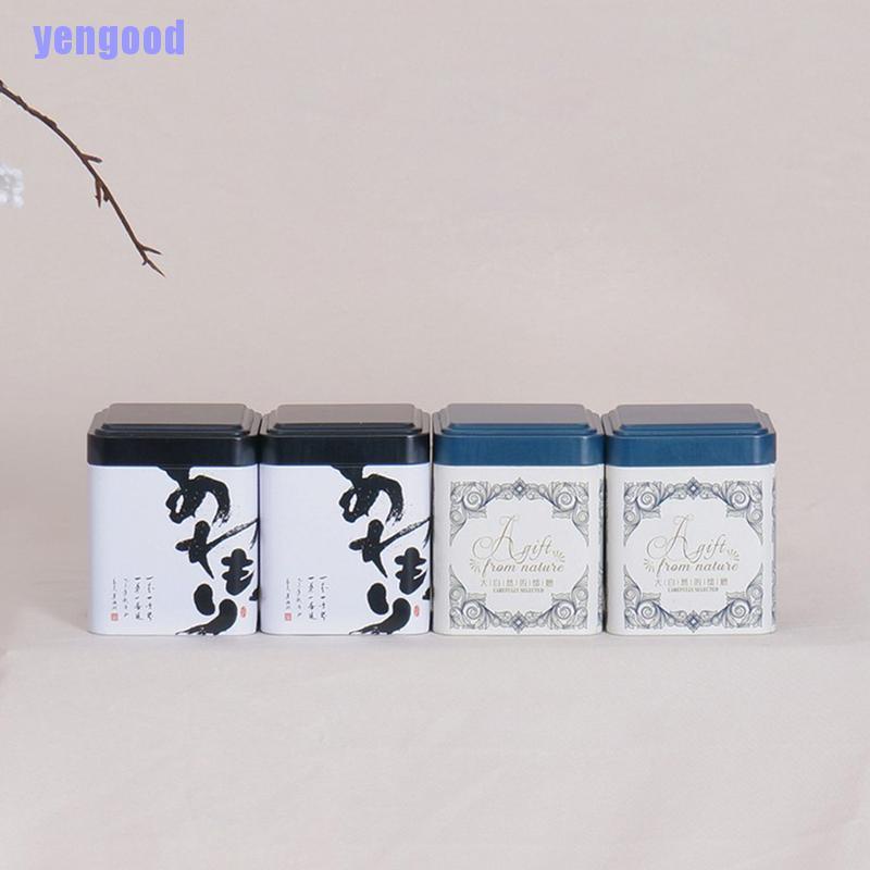 Bộ 2 Hộp Đựng Trà / Kẹo Hình Vuông Tiện Dụng