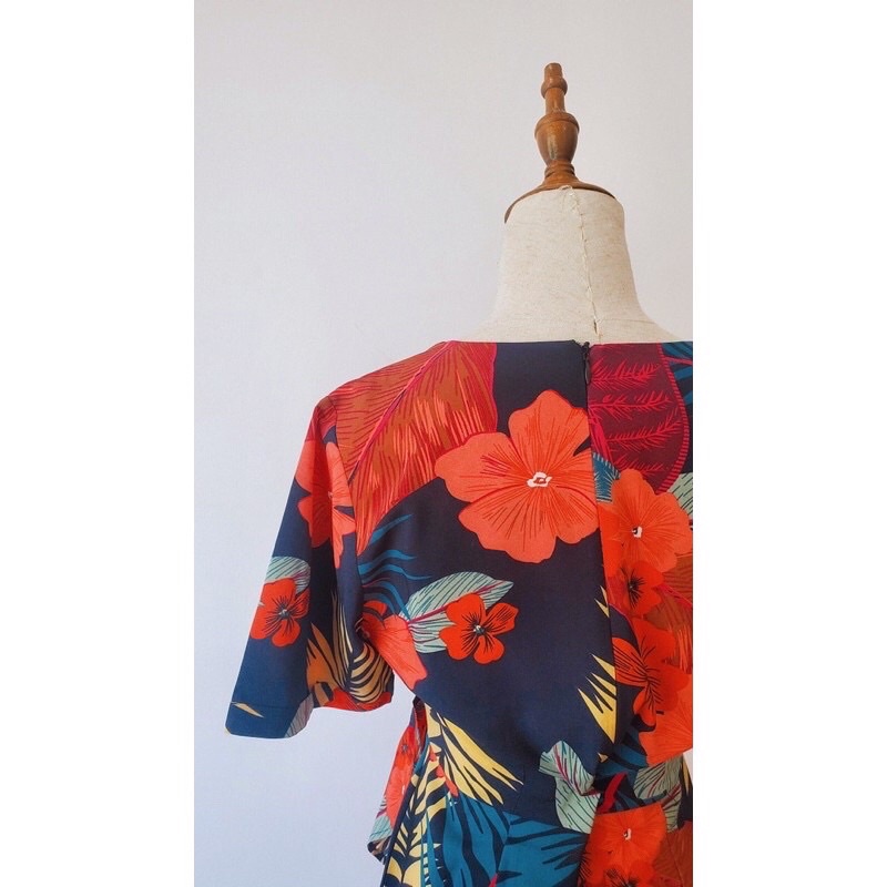 Đầm hoa lụa mềm DOKESI - Moana Dress