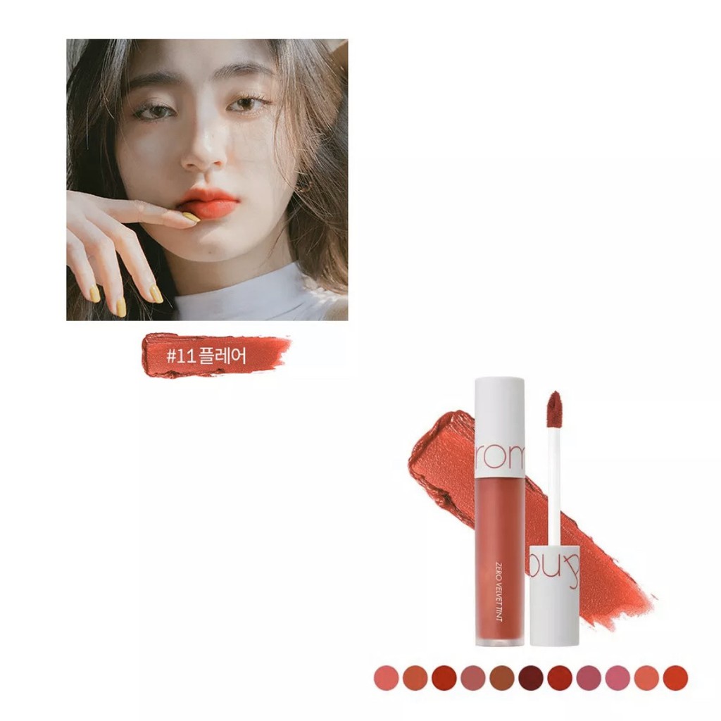 (hàng Mới Về) Son Tint Rom & Nd Romand Zero Velvet Tint 5.5g | BigBuy360 - bigbuy360.vn