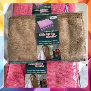 Bộ 2 Khăn Mặt Spa Siêu sạch KT: 40x40 Homeinno