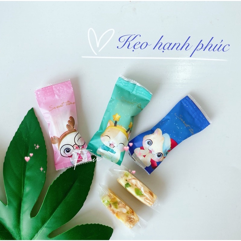 Kẹo NOUGAT - kẹo hạnh phúc eat clean nhiều dinh dưỡng nhiều vị