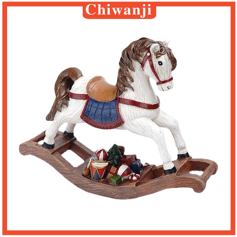 Mô Hình Ngựa Bập Bênh Bằng Nhựa Resin Phong Cách Bắc Âu Trang Trí Phòng Khách