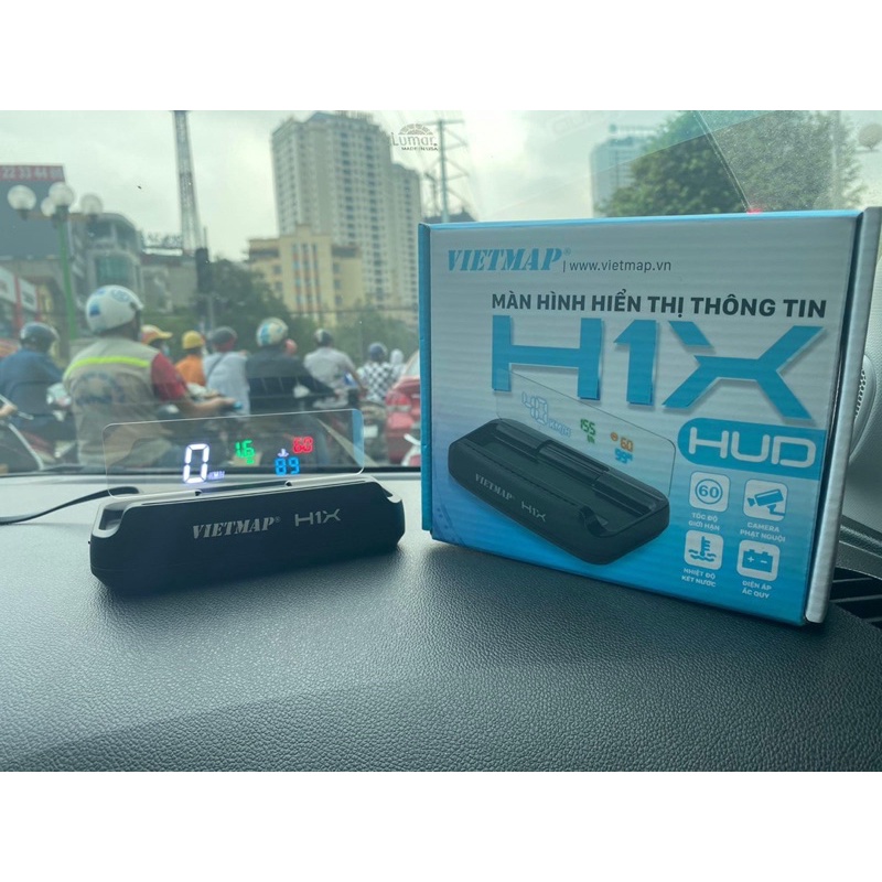 VIETMAP HUD H1X - Màn Hình Hiển Thị Thông Tin Thông Minh- Phụ Kiện Ô tô |  Shopee Việt Nam