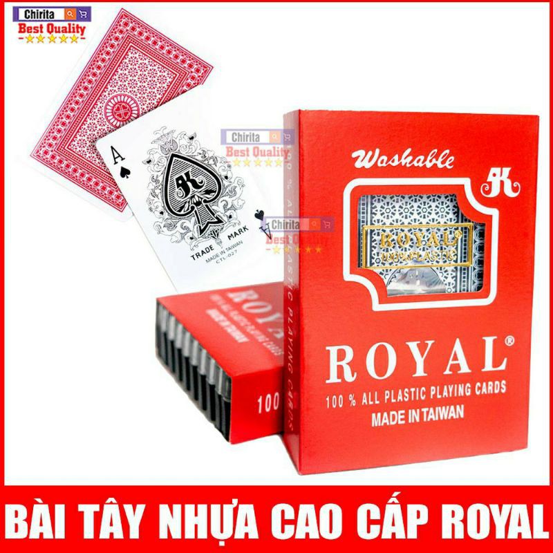 Bài Tây Royal Đài Loan Nhựa cao cấp