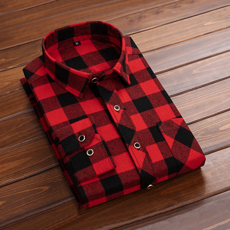 Áo Sơ Mi Tay Ngắn Kẻ Sọc Ca Rô Phối Túi Kiểu Hàn Quốc Thời Trang Xuân Thu Mã 2022