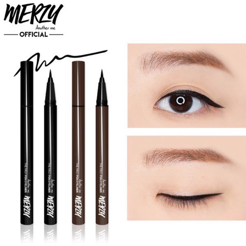 Bút Kẻ Mắt Nước Chống Trôi Merzy Another Me The First Pen Eyeliner 0.5g