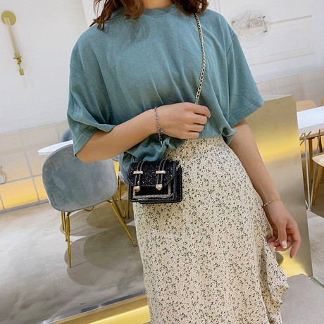 TÚI ĐEO! TÚI XÁCH NỮ MINI VUÔNG ĐEO CHÉO ĐÍNH KIM SA LẤP LÁNH THỜI TRANG HÈ MẪU MỚI NN107177 | BigBuy360 - bigbuy360.vn