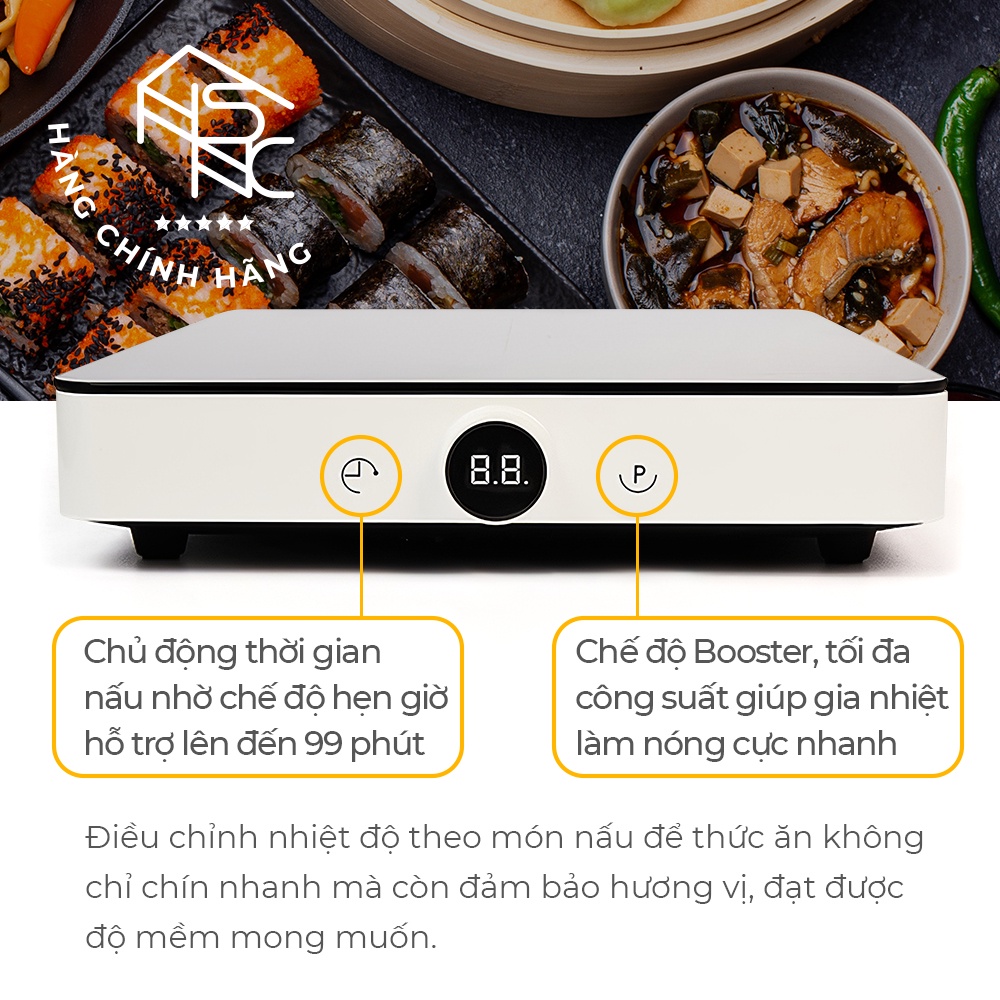Bếp từ đơn thủy tinh pha lê Hafele HSI-21FW