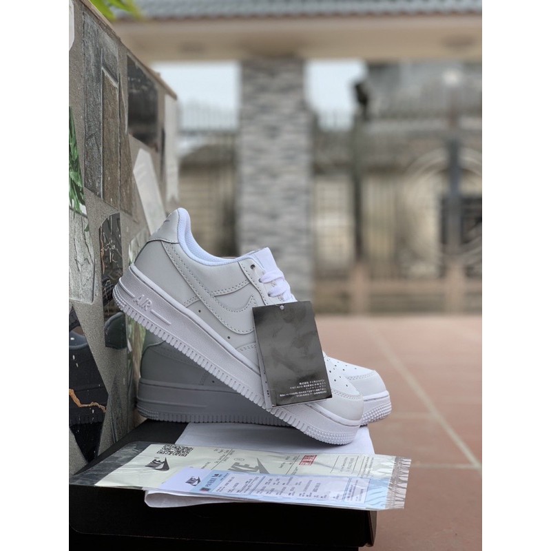 Giày Sneaker Trắng Nam Nữ Thể Thao Cổ Thấp Thời Trang Học Sinh Sinh Viên Đi Học 2021