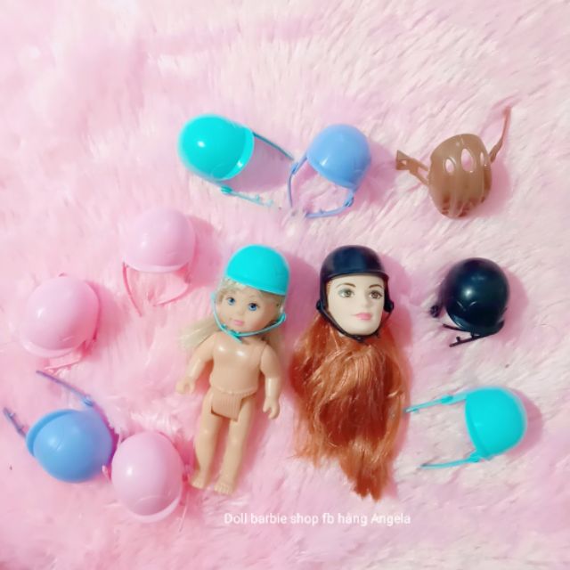 Nón bảo hiểm cho búp bê barbie, simba