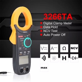 Đồng hồ ampe kìm đo điện vạn năng njty 3266ta