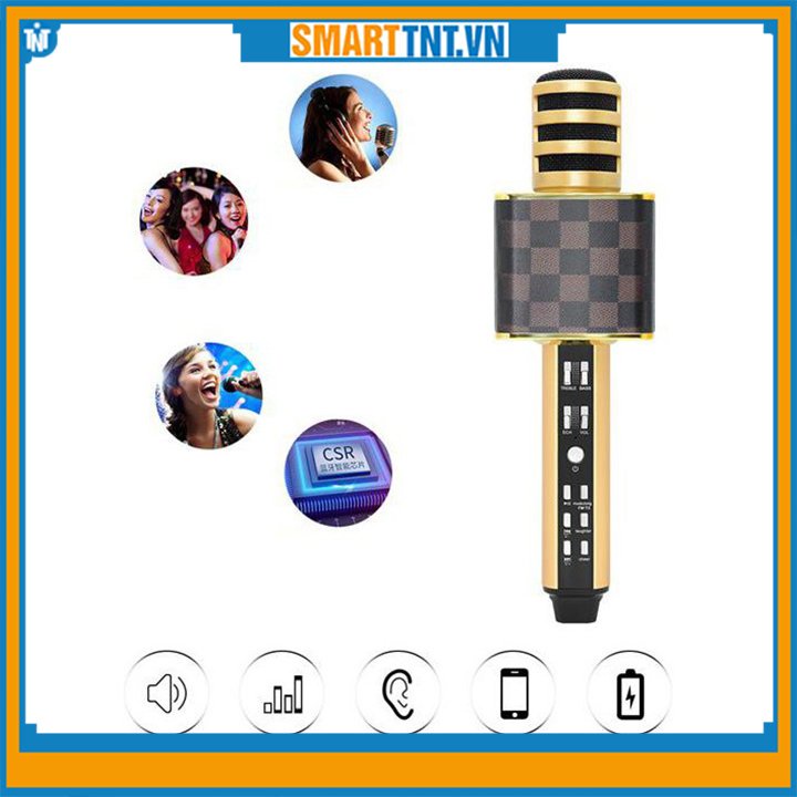 Micro kèm loa bluetooth SDRD magic karaoke SD-18 mới