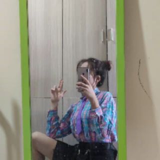 Sơ mi caro sọc tím