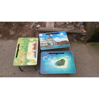Bàn học gấp gọn có khe cắm