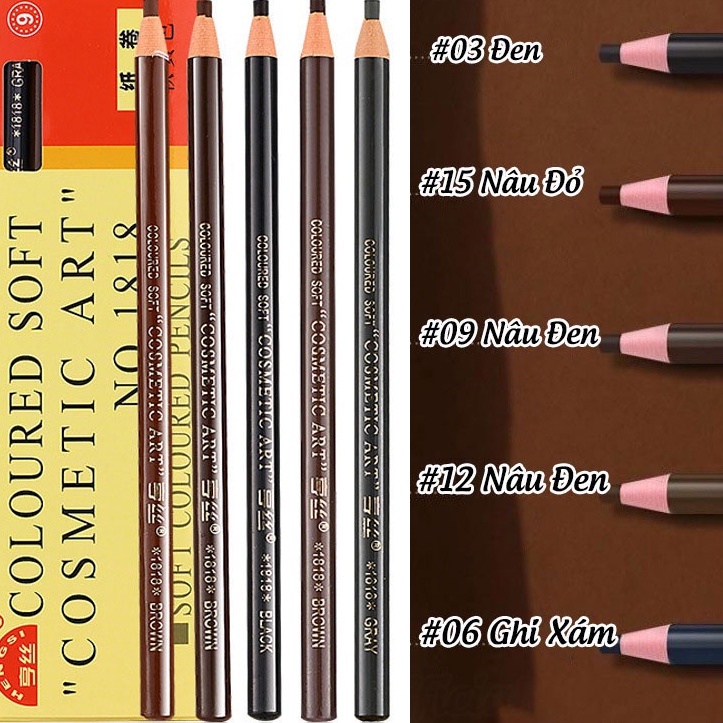 Chì Xé Kẻ Mày Hengsi Hot Trend Mền Mịn Siêu Dễ Chịu Chính Hãng Hàng Nội Địa Trung