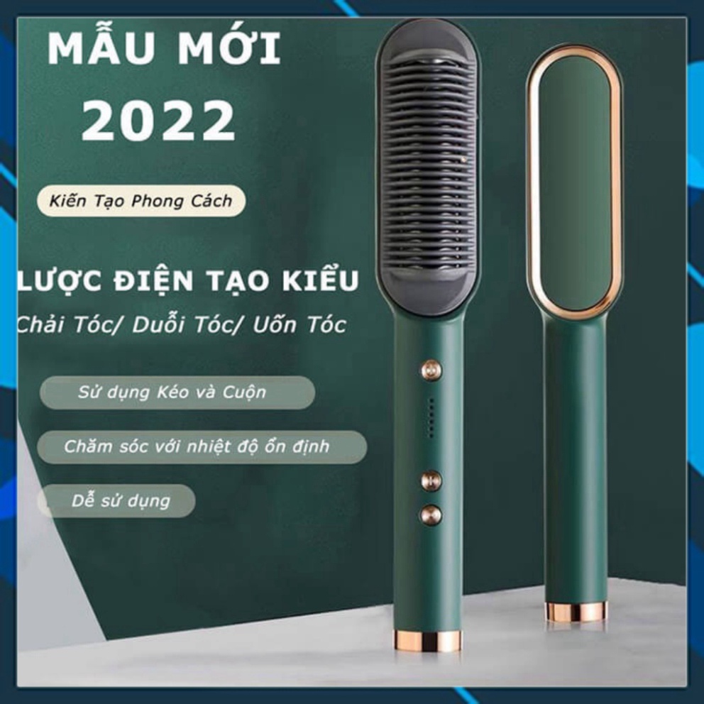 Lược Điện Chải Tóc Đa Năng – Máy Tạo Kiểu Tóc Chuyên Nghiệp , BH 12 Tháng