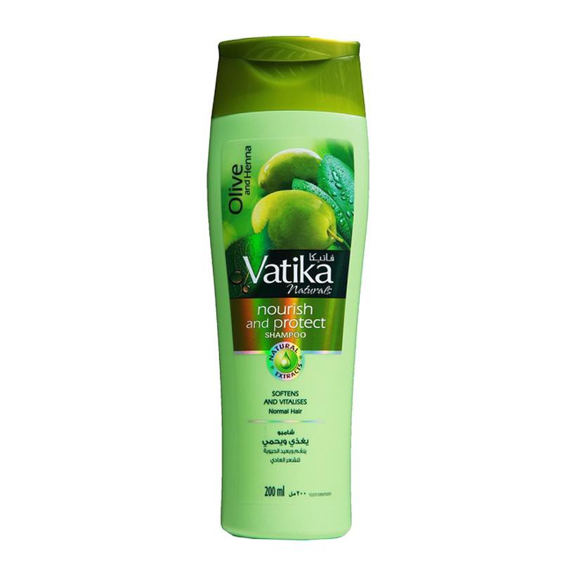 Dầu gội Vatika Naturals Nourish &amp; Protect Shampoo nuôi dưỡng và bảo vệ tóc dày óng mượt 700ml