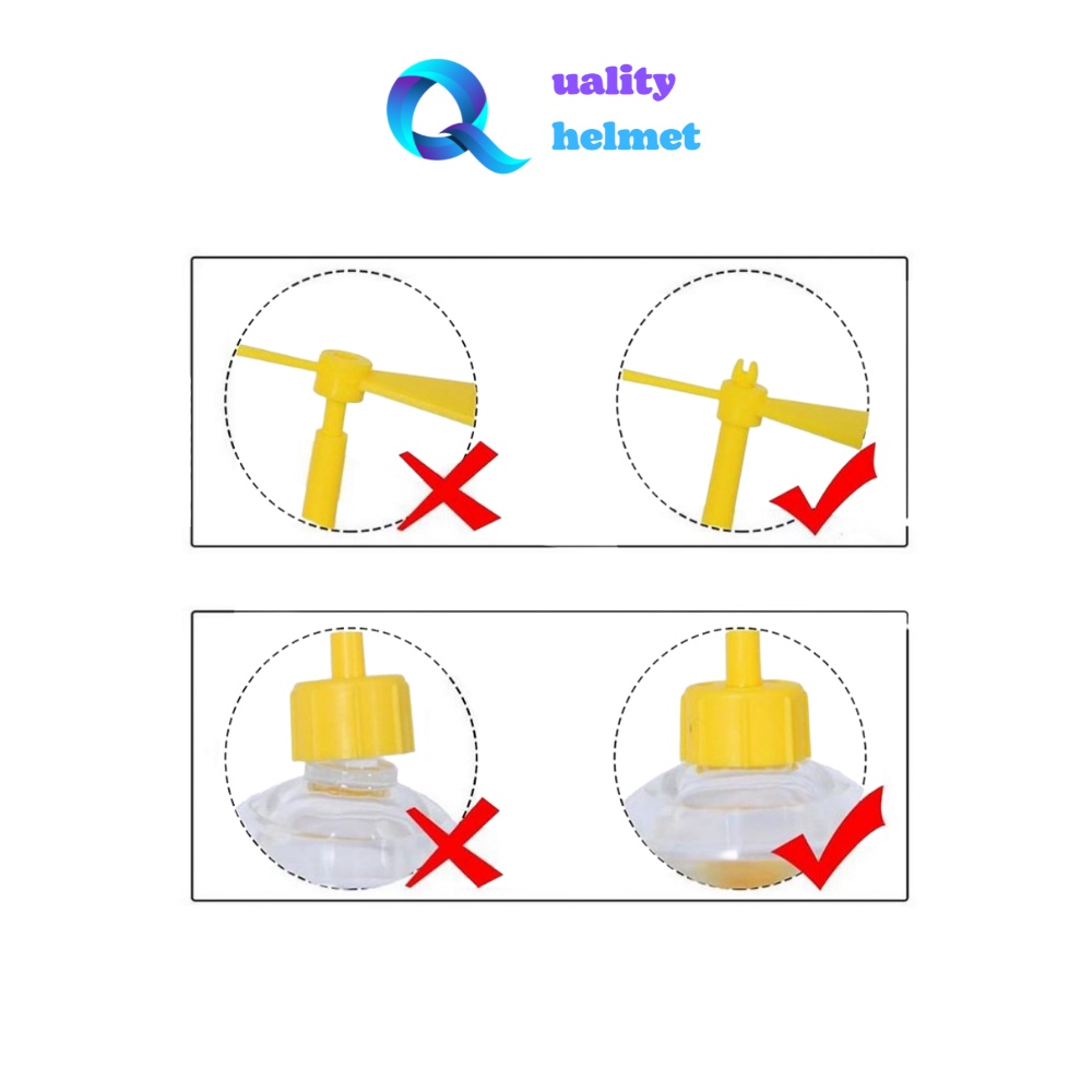 Chong Chóng Gắn Mũ Bảo Hiểm Nửa Đầu ,Mũ 3/4 Cute Nhiều Màu