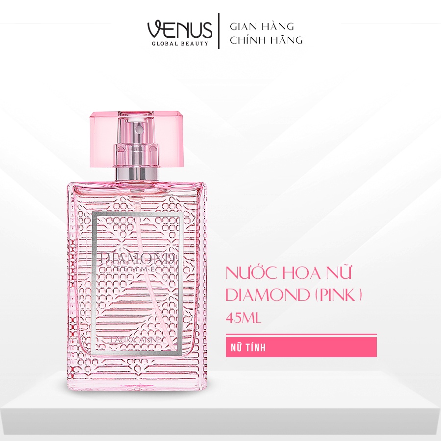 Nước hoa nữ DIAMOND pour Femme (Pink) của Laura Anne - Dầu thơm nữ CHÍNH HÃNG, THƠM LÂU