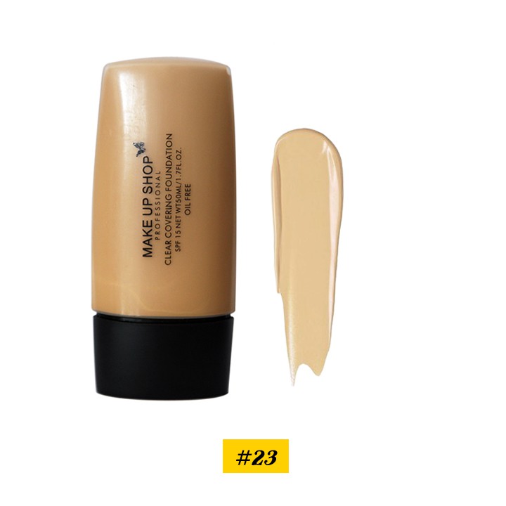 Kem Nền Che Khuyết Điểm Make Up Shop Clear Covering Foundation 50ml