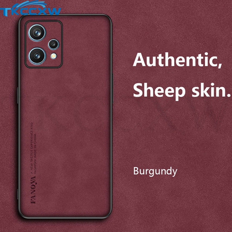 Ốp Điện Thoại Da PU Phối Vải Viền Dẻo Thời Trang Cho Realme GT Neo 2 2T 3 GT2 Pro GT Master Realme 9 Pro+