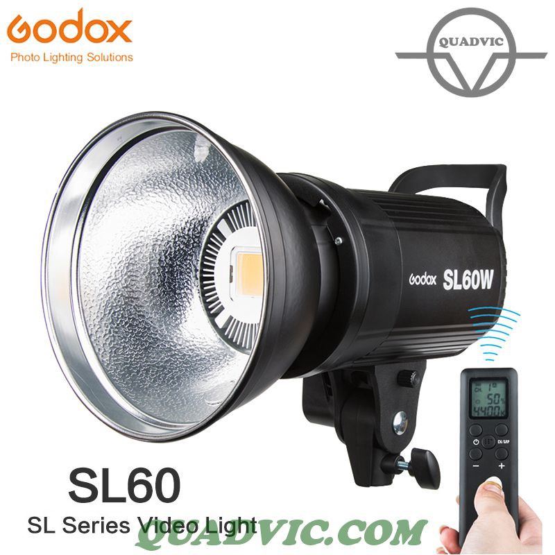 Đèn led Studio quay phim Godox SL 60W / SL60/ SL60W + Remote BH 12 Tháng QUADVIC.COM N00164