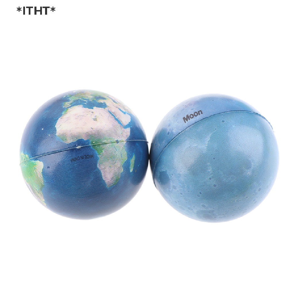 Bộ 9 Bóng Cao Su 6.3cm Hình Tám Hành Tinh Mặt Trời Mặt Trăng Trái Đất Giúp Giảm Căng Thẳng