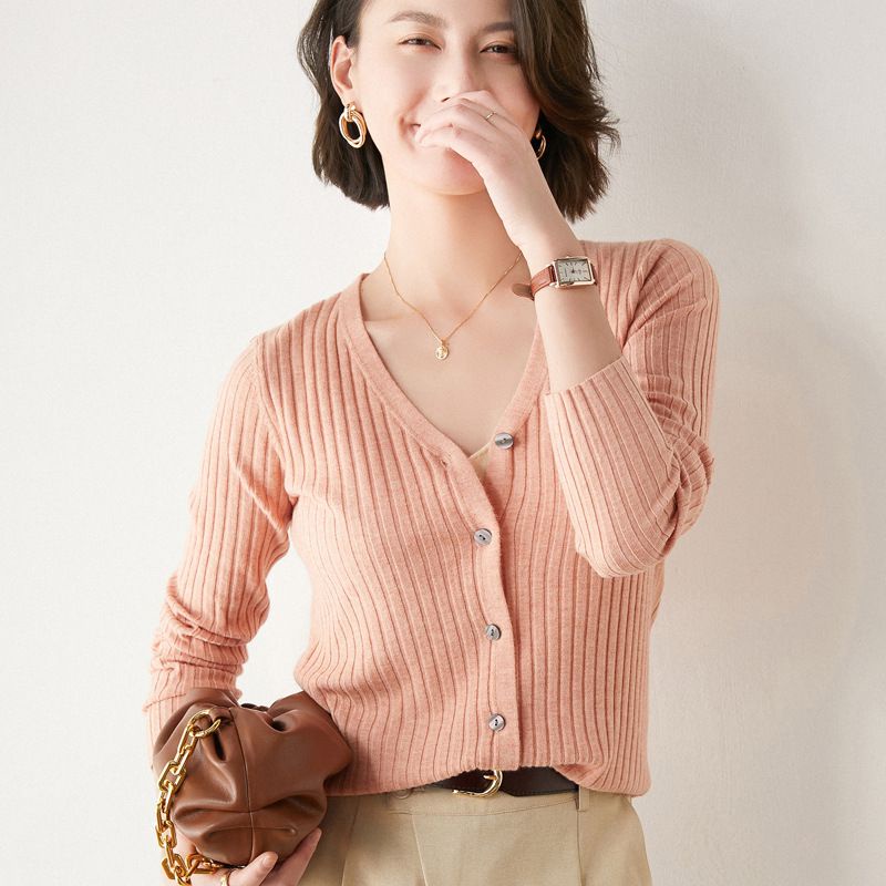 - Áo khoác cardigan len gân hàng Quảng Châu