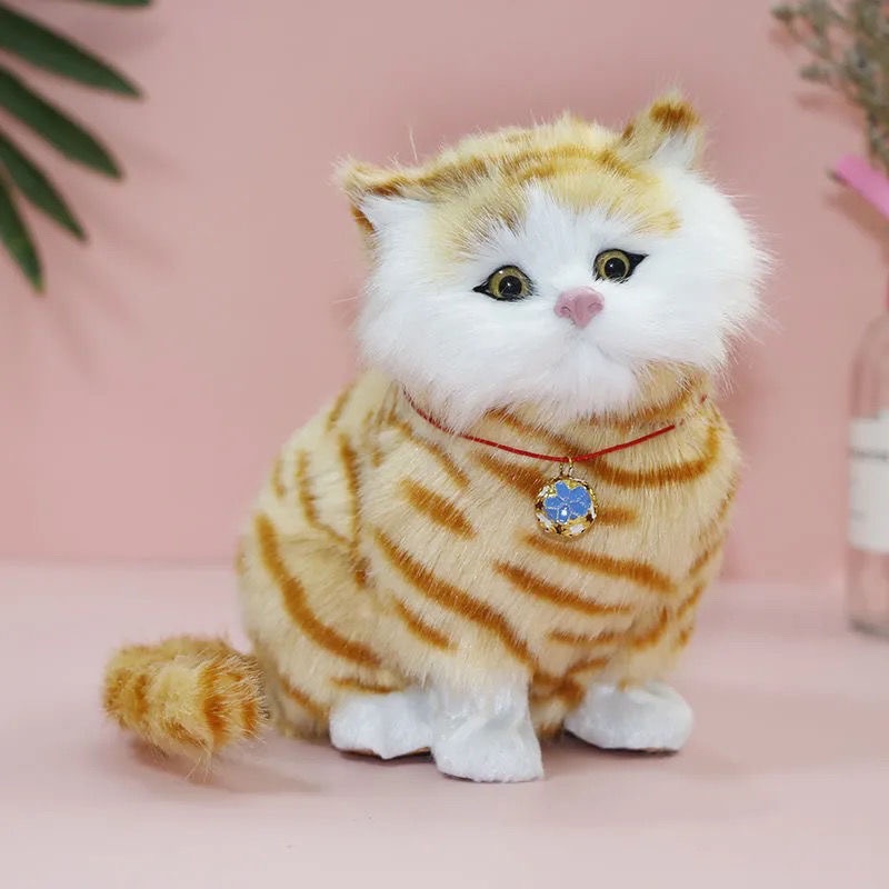 Búp Bê Hình Chú Mèo Dễ Thương Dùng Làm Quà Tặng Sinh Nhật Cho Bé