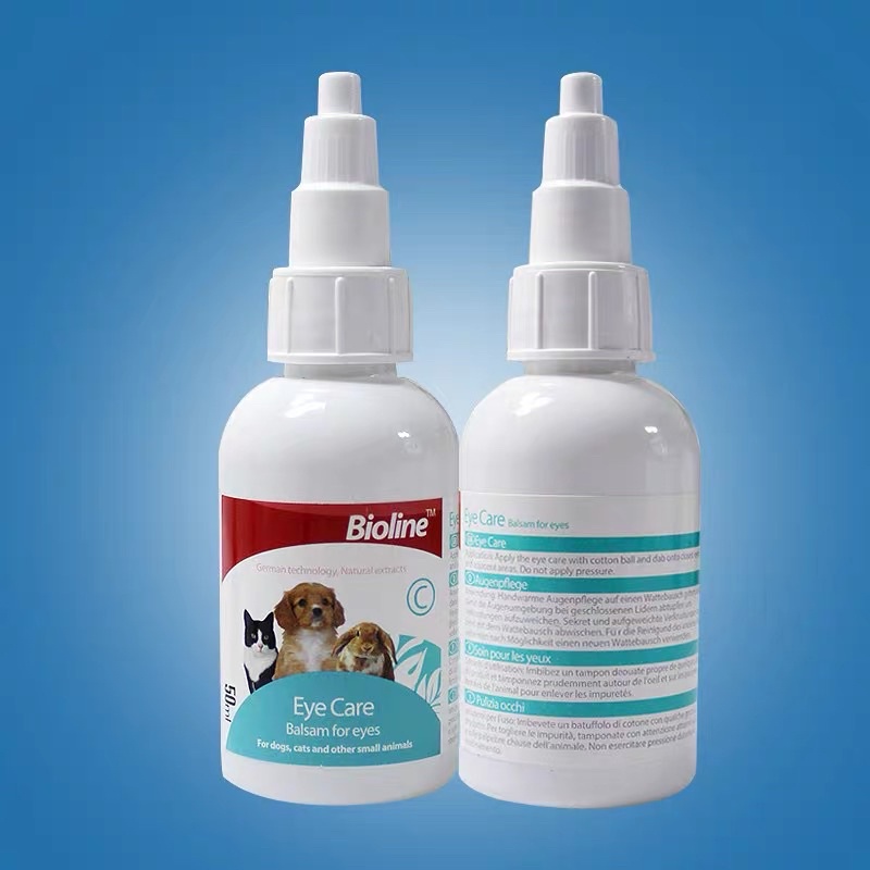 Dung dịch nhỏ vệ sinh mắt Bioline - EYE CARE cho chó mèo